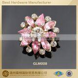 Fashion Flower Crystal Rhinestone Buttons for Garments