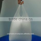 100% virgin HDPE/LDPE plastic t-shirt bags for shopping packing