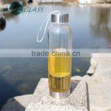 500ml heat resistant glass tea bottle with tea strainer YH665