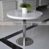 Customized Artificial Marble Solid Surface Round Table