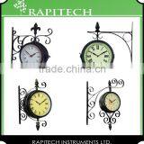 Plastic Double Sided Decorative Garden Wall Clock thumbnail-4