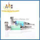JL-387 Yiwu jiju Good Quality Smoking Pipes Fancy Metal Smoking Glass Pipe
