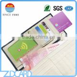Hot Sale Credit Guard RFID Scanner Blocking Card , rfid card blocker