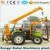 New Type Tractor Crane Drilling Machine Pole Vertical Machine thumbnail-6