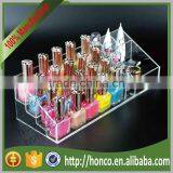 Cheapest Clear Colour 4 Tiers Cosmetics Nail Polish Acrylic Display Stand Rack thumbnail-1
