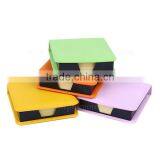 Color Leather Box With Calendar Sticky Custom Memo Pad thumbnail-2