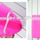 Silicone Beach Handbag With Cotton Rope Handle&Silicone Beach Style Handbag&silicone Beach Bag thumbnail-6