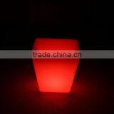 Led Square Flower Pot/Fashionable Rechargable Led Flower Pot/Large Led Flower Pot thumbnail-3