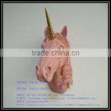 2017 Wall Mounted Silver Gold Resin Unicorn thumbnail-4