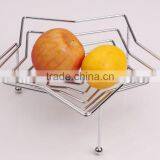 Metal Wire Fruit Basket,Kitchen Metal Fruit Rack Roundness Shape thumbnail-4