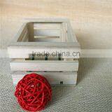 Flower Girl Baskets Handmade Flower Basket Christmas Decorative Flower Basket Wood Flower Basket for Sale thumbnail-1