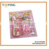 Promotional Kids Stationery Set With Pencil Box Scissor Pencil Rubber Ruler Sharpener thumbnail-1