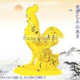 24k Gold Plated Chinese Zodiac Signs Cock thumbnail-1