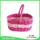 Cheap Wholesale Handmade Paper Rope Woven Easter Gift Basket thumbnail-2