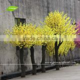GNW BLS035 Silk Yellow Petal Blossom Tree For Outdoor Decoration