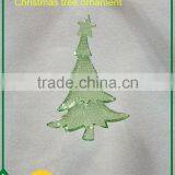 Clear Plastic Acrylic Hanging Christmas Tree Ornament thumbnail-1