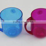 Colorful PS OEM Service Plastic Hard Mug With Handle For Kids thumbnail-3