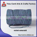 Factory Violet and Emerald Double Coloured Original Cotton Bakers Twine for Wimbledon thumbnail-1