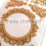 Popular Glitter Lace Foam Sticker, Graceful Decorative Shinny Glitter Sticker, Elegant Lace Sticker thumbnail-5