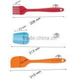 SP-3130 BPA Free Heat Resisting Mini Easy Flex 3-piece Silicone Spatula Set thumbnail-1