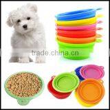 Water Dish Feeder Bowl Pet Dog Cat Feeding Portable Silicone Collapsible Travel Plastic,custom Plastic Pet Bowls Manufacturer thumbnail-1