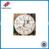 Round Wooden Clock thumbnail-1