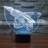 Touch Switch LED Light Home Decor Boys Gift 3D Vision Night Lamp thumbnail-1