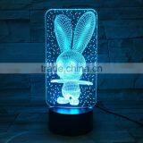 UCHOME Acrylic 7 Colorful 3D Illusion Night Light Bluetooth Speaker 3D Night Light thumbnail-6