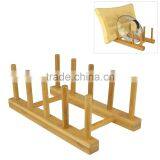 Eco Friendly Bamboo Wood Dish Drying Rack thumbnail-1