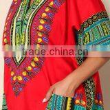 Plus Size Dashiki Vibrant Printed Dress Ladies Wstern Dress Designs 2016 HSD5609 thumbnail-3