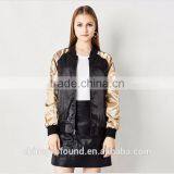 Womens Embroidered Jacket Wholesale Custom Bomber Jackets thumbnail-3