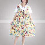 Popular Summer Plus Size Women Fancy Fabric Flowers For Dress For Fat thumbnail-4