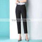 Haren Pants OL 2017 Spring Summer Radish Occupation High Waist Slim Jeans Casual Trousers Custom Made thumbnail-5
