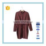 Spring And Summer Long Sleeves Double Layer Cotton Long Women Shirt thumbnail-3