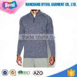 Long Sleeve UPF 30 Sports Gym Fitness Highneck 1/2 Zip t Shirt Performance T-shirts thumbnail-4