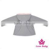 2017 New Design Baby Clothing Coat Sweet Children Clothing With Rabbit Ear Coat Solid Color Baby Boys&Girls Jacket thumbnail-1