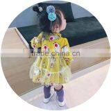 S17732A Autumn New Arrival Cotton Girl Clothes Long Sleeved Girls Cartoon Dress thumbnail-5