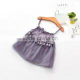 S33537W Summer Dress Girl Tutu Cotton Vest Tassels Princess Dress thumbnail-4