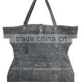Jute Leather Tote thumbnail-3