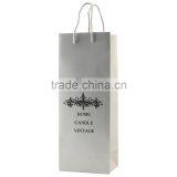Matte Laminated Eurotote Shopping Bag - Features Cardboard Bottom, Dimensions Are 5" x 3.5" x 13" and Comes With Your Logo. thumbnail-1