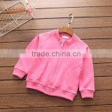 Wholesale High Quality Solod Color Casual Style Baby Girl Jacket Coat thumbnail-2