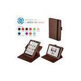 9 Inch PC Nook Leather Case Brown , Beautiful 360 Degree Rotating Case thumbnail-1