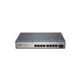 1.6 Gbps 802.3at PoE Switch 8 Ports PoE Ethernet Switches With Fiber Port