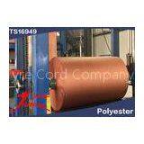 1000D / 2 Polyester Tire Cord Fabric , HMLS Polyester Brown Dipping for Passenger Car Tyres thumbnail-1