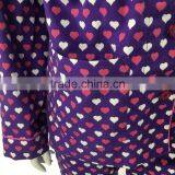 Purple Long Sleeves Flannel Pajamas Women Winter Sleepwear thumbnail-4