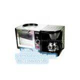 Machine Coffee Pot of Toast, Fried Eggs for Breakfast