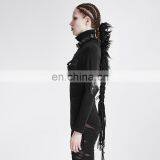 Punk Rave Gothic Military Long Sleeve Standing Collar Body T-434 thumbnail-3