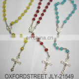 cross necklace,beaded pendant,religious jewelry JLY-21549