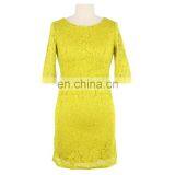 2017 Lace Bright Color Women Simple Evening Dress thumbnail-1