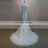 Terse Fish Cut Sweet Heart Cap Sleeve Lace Wedding Party Dress thumbnail-3